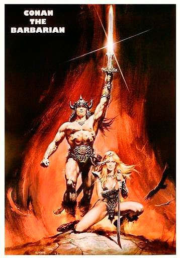 conan the barbarian poster. CONAN THE BARBARIAN came